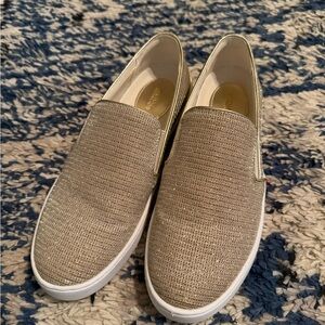 Michael Kors Metallic Gold Flats